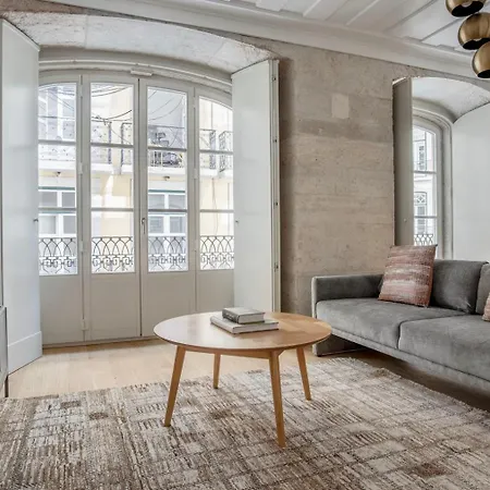 아파트 Luxury In Baixa De For 6 People